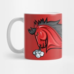 Cartoon Mustang Mug